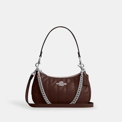 Coach Outlet Teri Shoulder Bag With Quilting In Brown