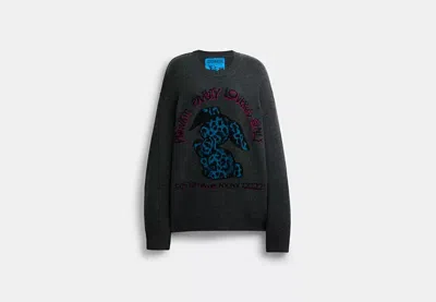 Coach Outlet The Lil Nas X Drop Bunny Sweater In Black