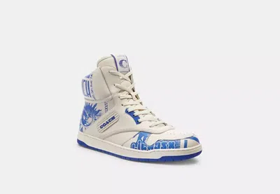 Coach Outlet The Lil Nas X Drop C202 High Top Sneaker In White