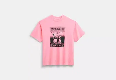 Coach Outlet The Lil Nas X Drop Cats T-shirt In Pink