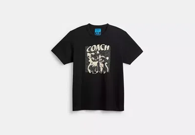Coach Outlet The Lil Nas X Drop Signature Cats T-shirt In Black