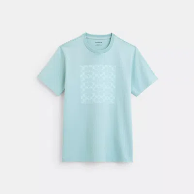 Coach Outlet Tonal Signature T Shirt In Organic Cotton In Multi