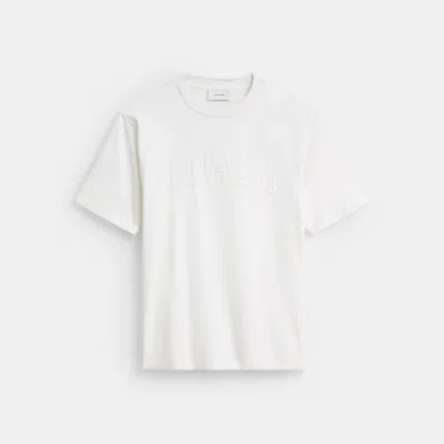 Coach Outlet Tonal T-shirt In Vintage Ivory