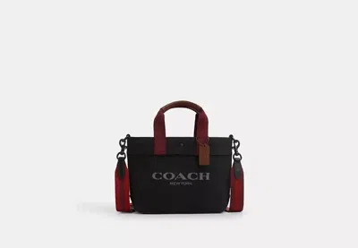 Coach Outlet Tote 20 In Colorblock In Black