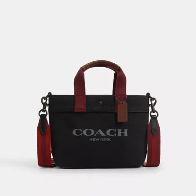 Coach Outlet Tote 20 In Colorblock In Burgundy