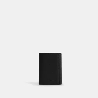 Coach Outlet Trifold Wallet In Black