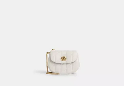 Coach Outlet Turnlock Card Case In White