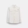 Coach Outlet Twill Overshirt In White