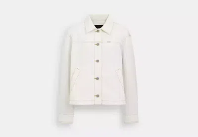 COACH OUTLET TWILL UTILITY JACKET IN ORGANIC COTTON AND RECYCLED POLYESTER