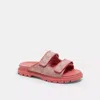 Coach Outlet Two Band Sport Slide In Signature Jacquard