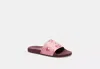 COACH OUTLET ULI SPORT SLIDE IN SIGNATURE CANVAS WITH CHERRY PRINT