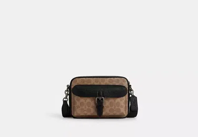 Coach Outlet Warner Crossbody Bag In Signature Canvas In Multi