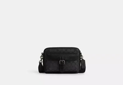 Coach Outlet Warner Crossbody Bag In Signature Canvas In Multi/black