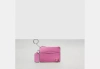 COACH OUTLET WAZY ZIP CARD CASE WITH KEY RING IN COACHTOPIA LEATHER