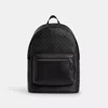 Coach Outlet West Backpack In Signature Canvas In Black