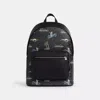 Coach Outlet West Backpack In Signature Canvas With Surf Print In Multi
