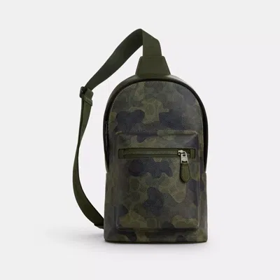 Coach Outlet West Pack In Signature Camo Print In Multi