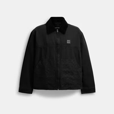 Coach Outlet Work Jacket In Black