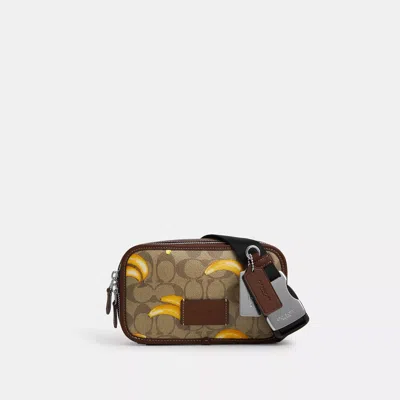 Coach Outlet Wyatt Belt Bag In Signature Canvas With Banana Print In Multi