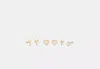 COACH OUTLET Y INITIAL STUD EARRINGS SET