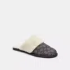 Coach Outlet Zena Slipper In Signature Jacquard In Multi