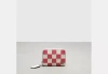 COACH OUTLET ZIP AROUND WALLET IN CHECKERBOARD UPCRAFTED LEATHER
