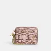 Coach Outlet Zip Card Case In Multi