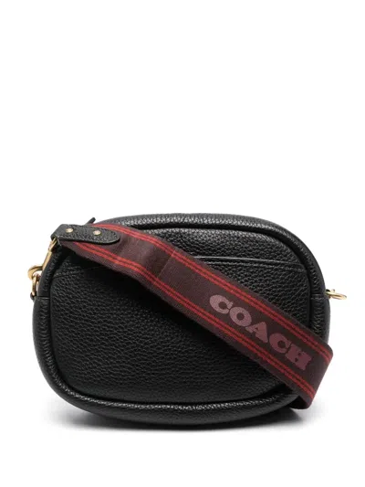 Coach Oval Cross-body Bag In Schwarz