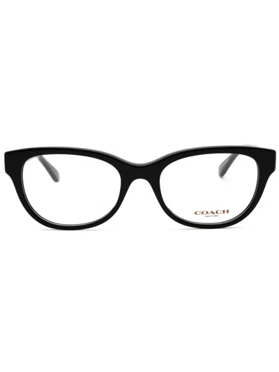 Coach Oval Women's Eyeglasses - Style 0hc6187 In Black