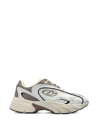 Coach Panelled Lace-up Sneakers In White