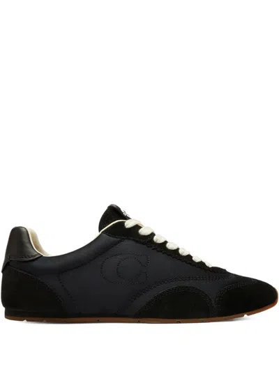 Coach Panelled Sneakers In Black