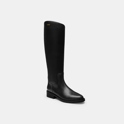 Coach Park Tall Boot In Black