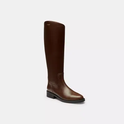 Coach Park Tall Boot In Brown