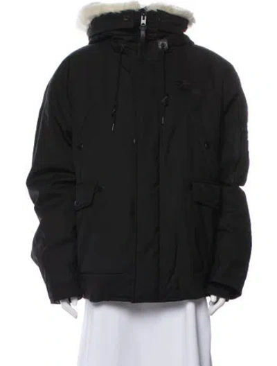 Pre-owned Coach Parka In Black
