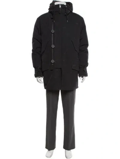 Pre-owned Coach Parka In Black