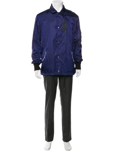 Pre-owned Coach Parka In Blue
