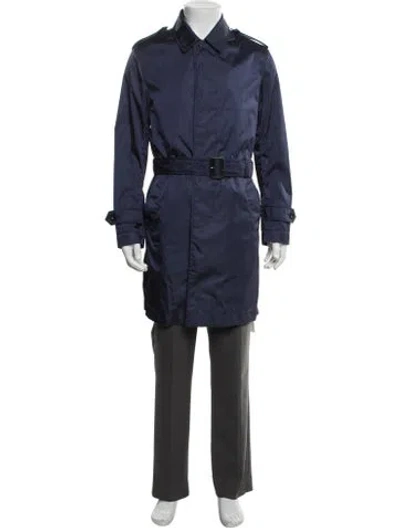 Pre-owned Coach Parka In Blue
