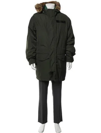 Pre-owned Coach Parka In Green