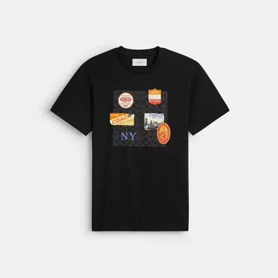 Coach Patch Signature T Shirt In Organic Cotton