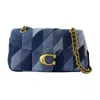 Coach Patchwork Denim Tabby Shoulder Bag 26