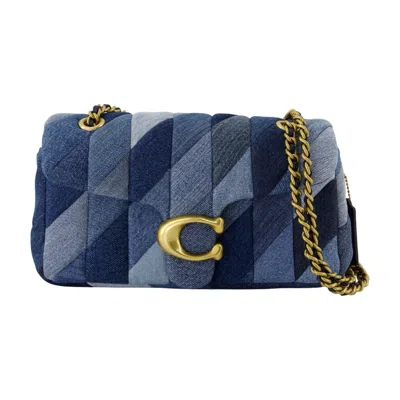 Coach Patchwork Denim Tabby Shoulder Bag 26
