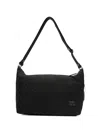 Coach Pattern Key-charm Shoulder Bag In Black