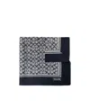 Coach Pattern Silk Scarf In Black