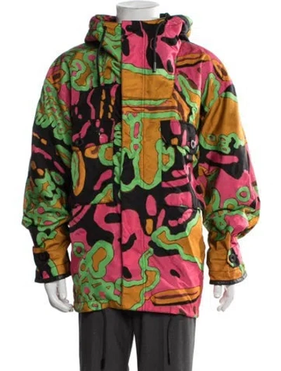 Pre-owned Coach Patterned Jacket In Multi