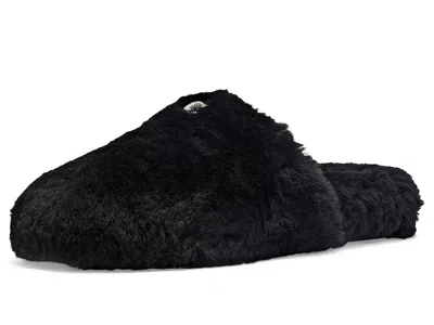 Coach Pave C Shearling Slippers Women's Slippers Black: 5 M