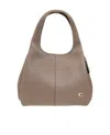 Coach Lana Pebbled-leather Tote Bag In Gray