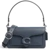 Coach Tabby Leather Satchel Bag In Blue