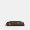 Coach Pencil Case In Signature Canvas With Floral Print