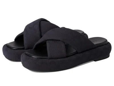 Coach Penelope Signature C Sandals In Black