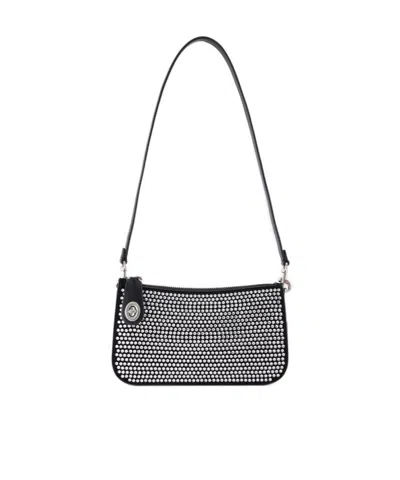 COACH COACH PENN EMBELLISHED SHOULDER BAG